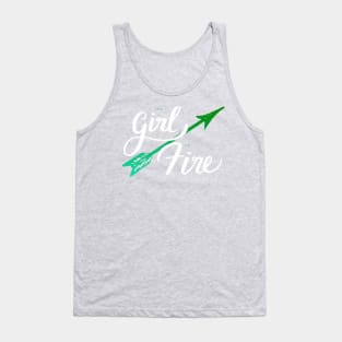 The Girl on Fire Tank Top
